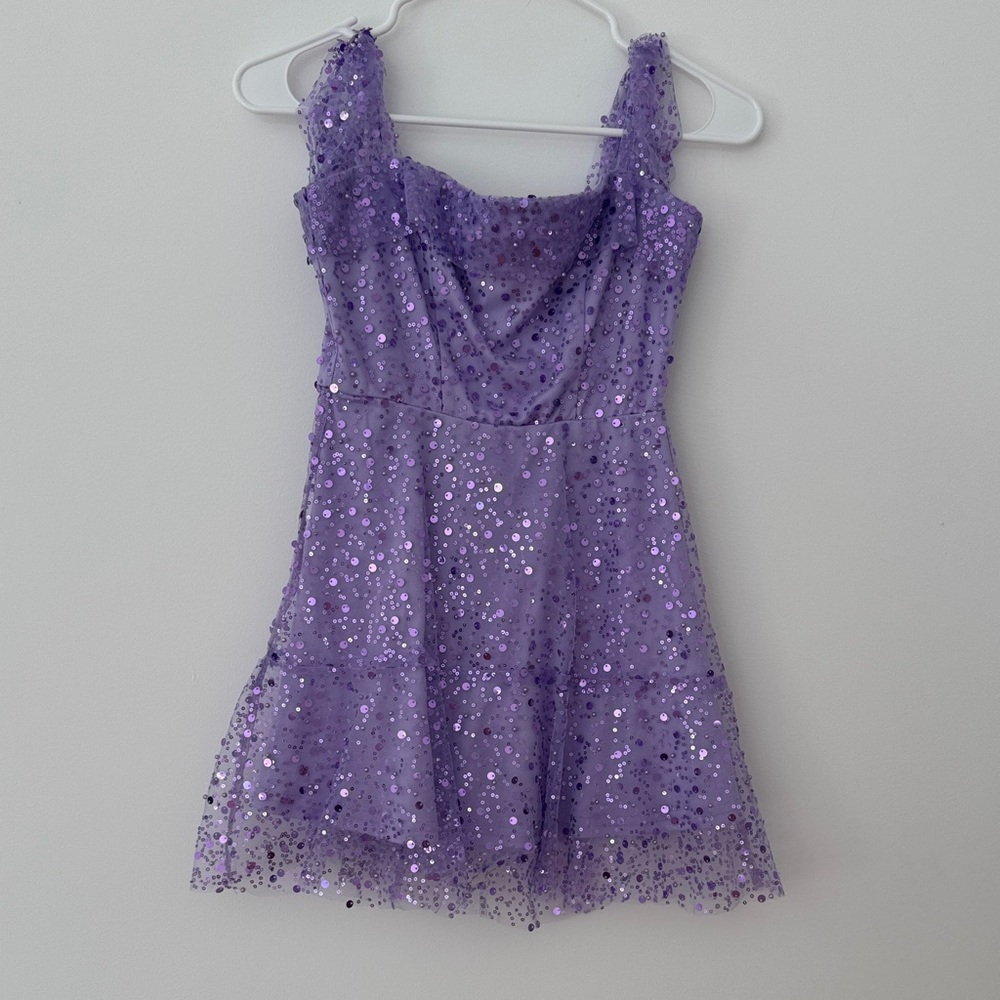 Lucy in the Sky Sparkling Purple Kids Costume